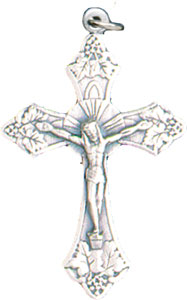 Metal Crucifix 1 3/4 inch   (1009)