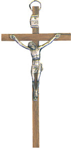 Wood Crucifix 5 inch   (1014)