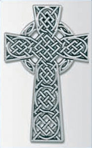 Pewter Celtic Cross  5 inch   (10582)