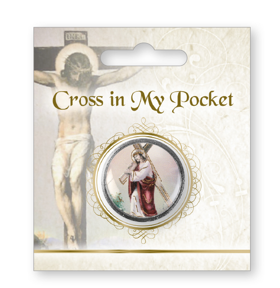 Pocket Token/Cross in My Pocket/Carded   (13471)