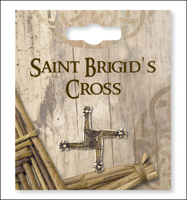 Brooch/St.Brigid Cross/Antique Gold   (1782)