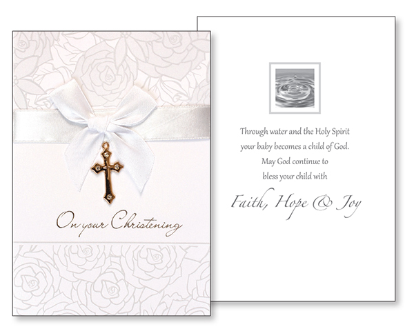 Card/On Your Christening/3 Dimensional   (22648)