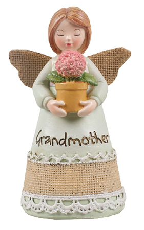 Resin 4 1/4 inch Message Angel/Grandmother   (39354)