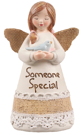 Resin 4 1/4 inch Message Angel/Someone Special   (39357)