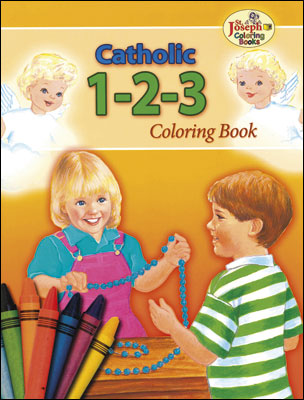 Colouring Book/Catholic 1-2-3   (4424/674)