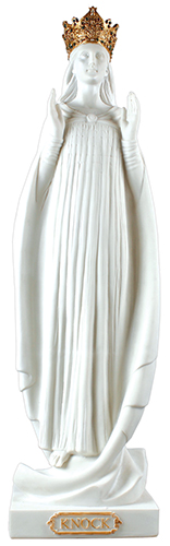 Resin/Fibreglass Statue/Coloured/Lady of Knock 24 inch   (48556)