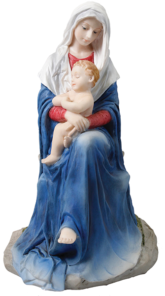 Veronese Resin Statue 6 inch Madonna & Child   (52703)