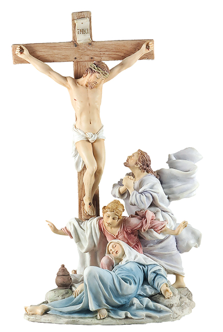 Veronese Resin Statue 13 inch Crucifixion   (52745)