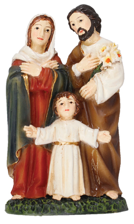 Renaissance 3 1/2 inch  Statue-Holy Family   (52864)
