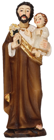 Renaissance 3 1/2 inch  Statue-Saint Joseph   (52865)