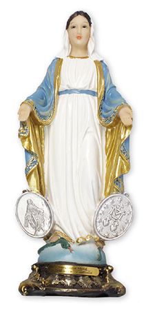 Florentine 5 inch Statue-Miraculous Medal   (52940)