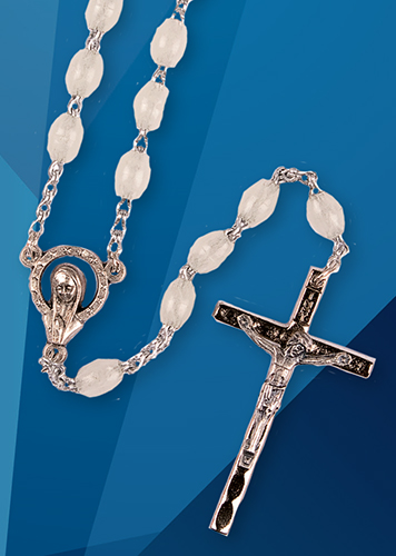 Plastic Luminous Rosary   (6095)