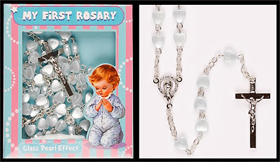 Glass Rosary/My First Rosary/Boy   (6108)