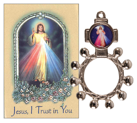 Rosary Ring/Booklet/D.Mercy   (6414/DM)