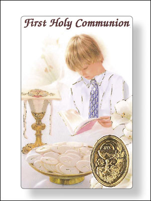 Prayer Card/Communion/Boy   (71941)