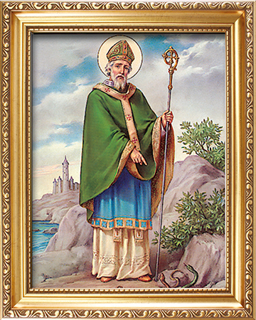Framed Picture/Saint Patrick   (83286)