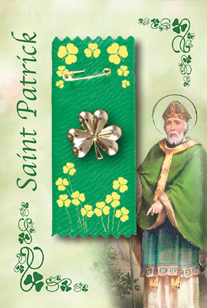 St.Patrick's Day Badge/Shamrock Motif   (8510)