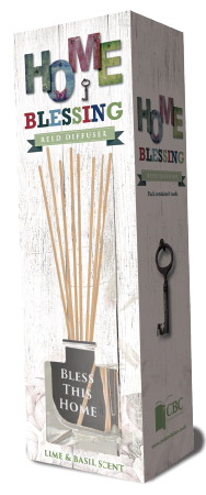 Reed Diffuser/Bless Our Home/Gift Boxed   (86560)