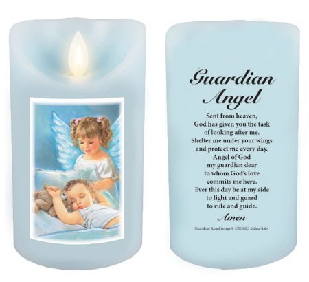 LED Candle/Scented Wax/Timer/G.Angel Boy   (86663)