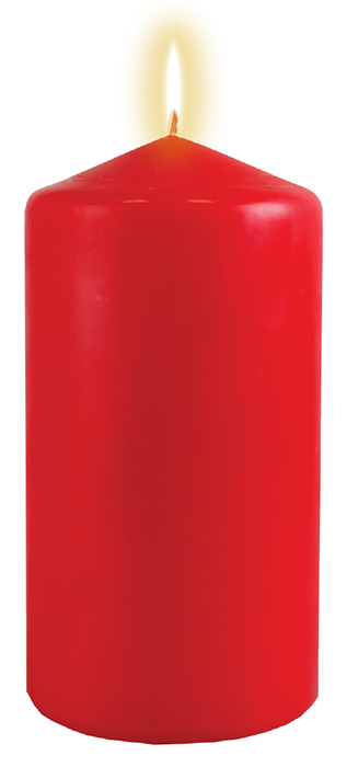 Red Pillar Candle 3 inch x 6 inch  (87318)
