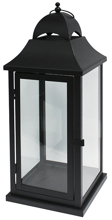 Metal & Glass Grave Lantern/Without Candle   (88988)