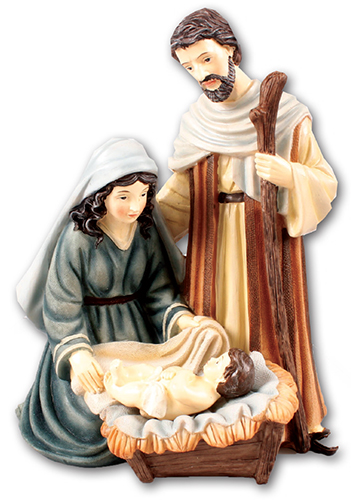 Nativity Set/Resin/Holy Family 8 inch   (89590)