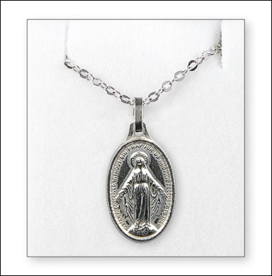 Silver Plated Necklet/Communion/Miraculous   (C68902)