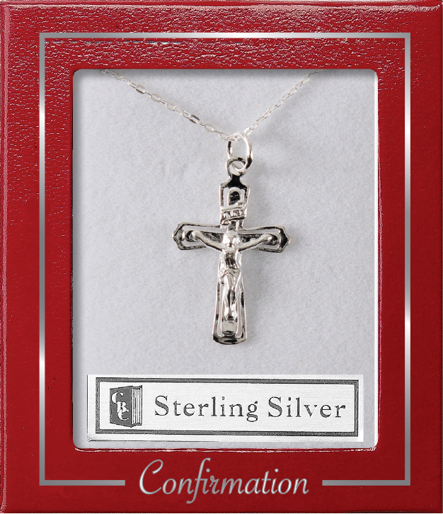 Confirmation Silver Necklet/Crucifix   (F69991)