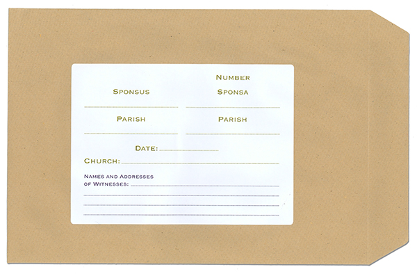 Pre-Nuptial Enquiry Envelope   (0003)