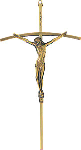 Metal Crucifix 6 inch   (1036)