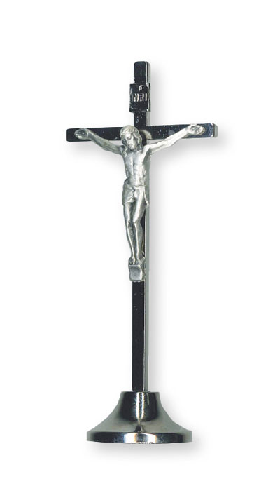 Standing Metal Crucifix 5 inch   (1125)