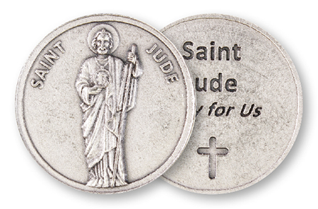 Metal Pocket Token/Saint Jude   (13309)