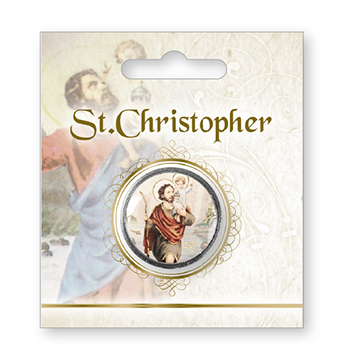 Pocket Token/Saint Christopher/Carded   (13470)