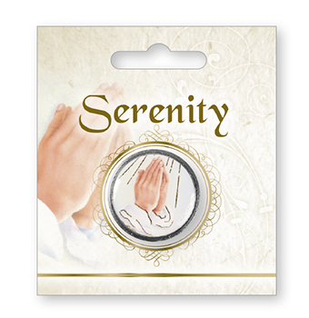 Pocket Token/Serenity Prayer/Carded   (13475)