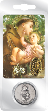 Pocket Token/Card/Saint Anthony   (13561)