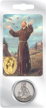 Pocket Token/Card/Saint Francis   (13565)
