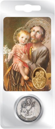 Pocket Token/Card/Saint Joseph   (13568)
