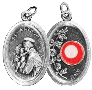 Oxidised Relic Medal/Saint Anthony   (1565/ANT)