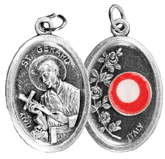 Oxidised Relic Medal/Saint Gerard   (1565/GER)
