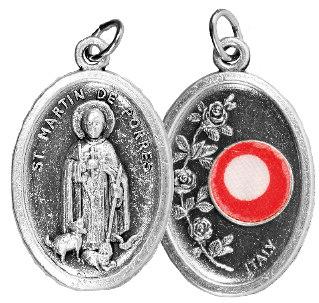 Oxidised Relic Medal/Saint Martin   (1565/MTN)