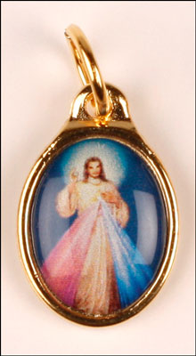 Medal with Picture - Divine Mercy   (1571/DM)