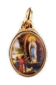 Medal with Picture - Lourdes   (1571/LDS)