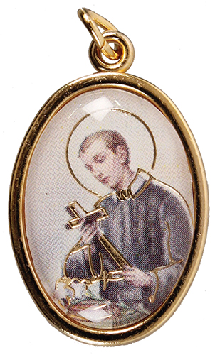 Medal/Gold Finish/Saint Gerard Picture   (1580/GER)