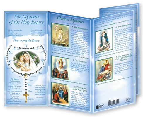 Novena Leaflet/Say The Rosary   (1607)