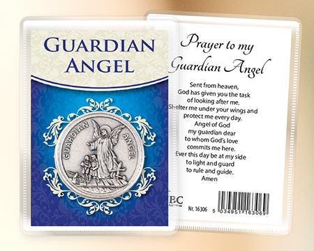 Metal Pocket Token/Leaflet/Guardian Angel   (16306)