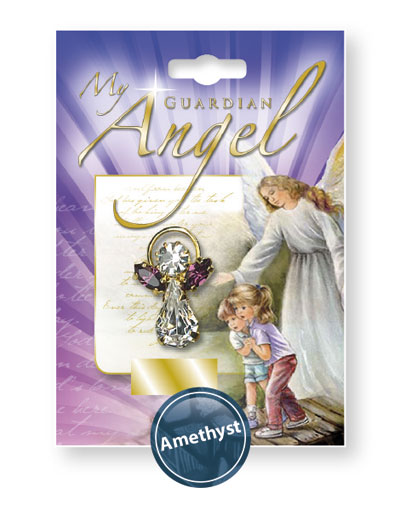 My Special Angel Brooch/February   (179502)