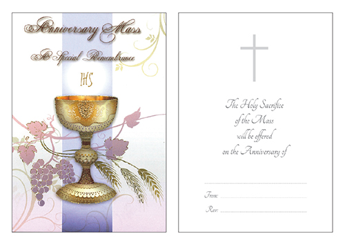 Card - Anniversary Mass   (20031)