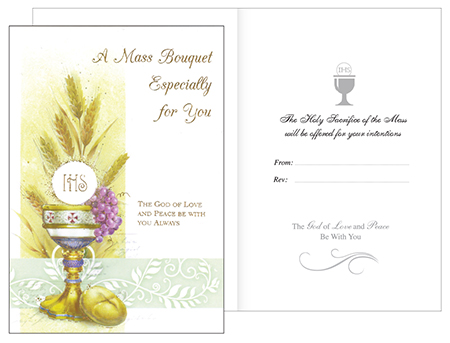 Card - A Mass Bouquet Especially For You   (20132)