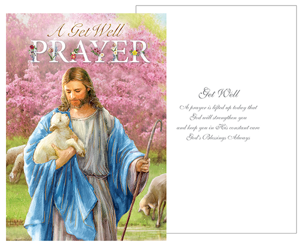 Card - A Get Well Prayer  (20212)