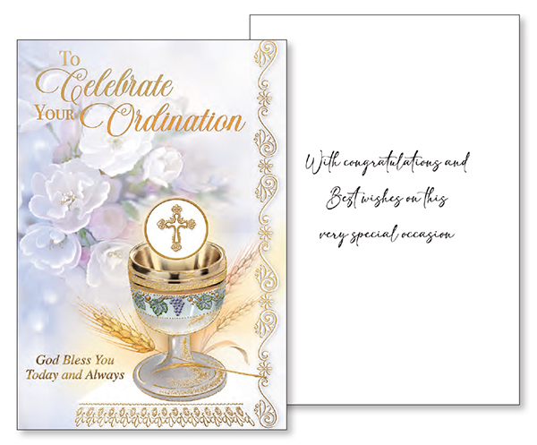 Card - To Celebrate Your Ordination   (20349)